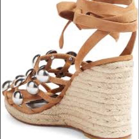 BNIB Alexander Wang Taylor Espadrille Wedges - Picture 7 of 12